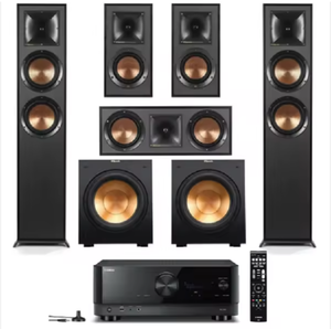 Nuovo Sistema Home Theater 5.1.2 di Alta Gamma con Subwoofer da 12 Pollici e Ricevitore da 125 Watt/Canale - Product Image 1