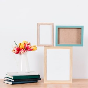 กรอบรูปฝังประดับตกแต่งขนาด67-228มม. ภาพโมเสคบระดูกสีขาวยูวี67-มม. ปรับแต่งได้ขายส่ง - Product Image 1