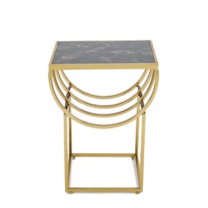 New Design Metal <b>Table</b> With <b>Marble</b> <b>Top</b> <b>Tables</b> Accent Side <b>Table</b> for Living Room and Home Furniture High Quality - Product Image 1