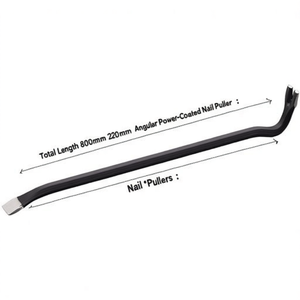 Total Length 800mm Width 22mm Angular Powder-Coated Nail <b>Puller</b> - Product Image 2