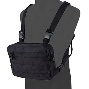 Tactical Chest Rig Hunting Vest <b>Bag</b> With Extension Storage for Radio Slim Fit Different Design Tactical Chest Rig - Product Image 1