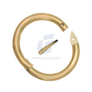 Get Factory Rate Bull Nose Holder, acero inoxidable chapado en oro (sin cadena), reutilizable vaca ganado granja Rancho ganado herramientas - Product Image 6