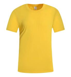 T-shirt à séchage rapide 210gsm matériau mixte T-shirt de couple unisexe imprimé avec logo personnalisé pour hommes - Product Image 6
