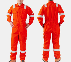 Vêtements de travail bicolores haute visibilité pour hommes Uniforme haute visibilité en coton et polyester imperméable Matériau réfléchissant de sécurité - Product Image 3