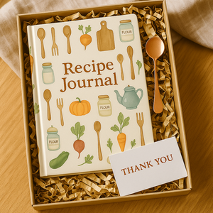 Lacon ấm cúng nhà bếp công thức Tạp Chí với màu nước rau và đồ dùng minh họa bìa cứng thực phẩm kế hoạch máy tính xách tay quà tặng - Product Image 6