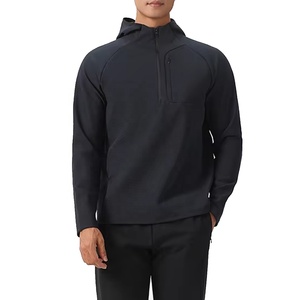 Fournisseur de vêtements de fitness en gros à prix réduits – Pulls d'entraînement extérieur personnalisés, faible MOQ, vêtements de sport, veste en molleton à quart de zip - Product Image 3