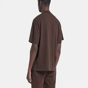 Camiseta Extra Grande de Algodón 100% para Hombre, Diseño Nuevo, Venta al Por Mayor, Moda Informal, Ajuste Holgado, Transpirable, Secado Rápido, Color Sólido - Product Image 4
