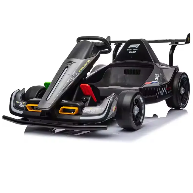 Fabricantes Venta caliente niños paseo en coche de un solo asiento pedal drift eléctrico Go-karts carrera coche de juguete para niños de 12 años de edad