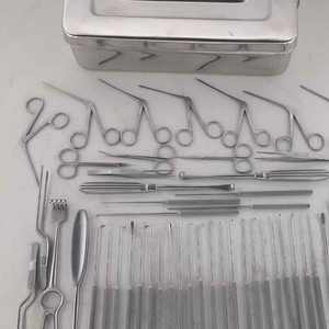 Timpanoplastia Instrumentos quirúrgicos ortopédicos Juego de 60 piezas Acero inoxidable de primera calidad Manual Autoclavable Quirúrgico reutilizable - Product Image 4