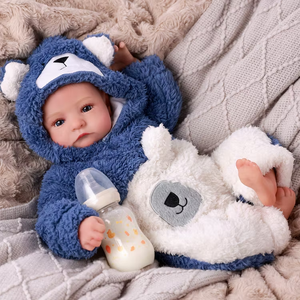 Poupée Reborn réaliste Aiden de 20 pouces, bébé souriant, garçon, avec membres en vinyle, prête à être expédiée en 3 à 7 jours - Product Image 3