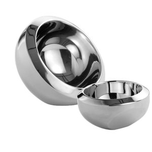 Utensilios de cocina Catering Servir Frutas Ensalada Mezclar Tazón de metal Chapado en oro Calidad superior Tazón para servir comida personalizado - Product Image 3