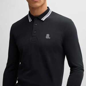 Camisa Casual para Hombre, Transpirable, de Fibra de Bambú, con Dos Botones, Tela Jersey con Estampado Personalizado - Product Image 3