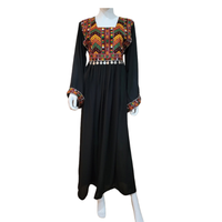 Robes pour femmes afghanes Kuchi grande taille avec logo personnalisé, dentelle, boutons, manches longues, broderie à la main, grande taille pour adultes