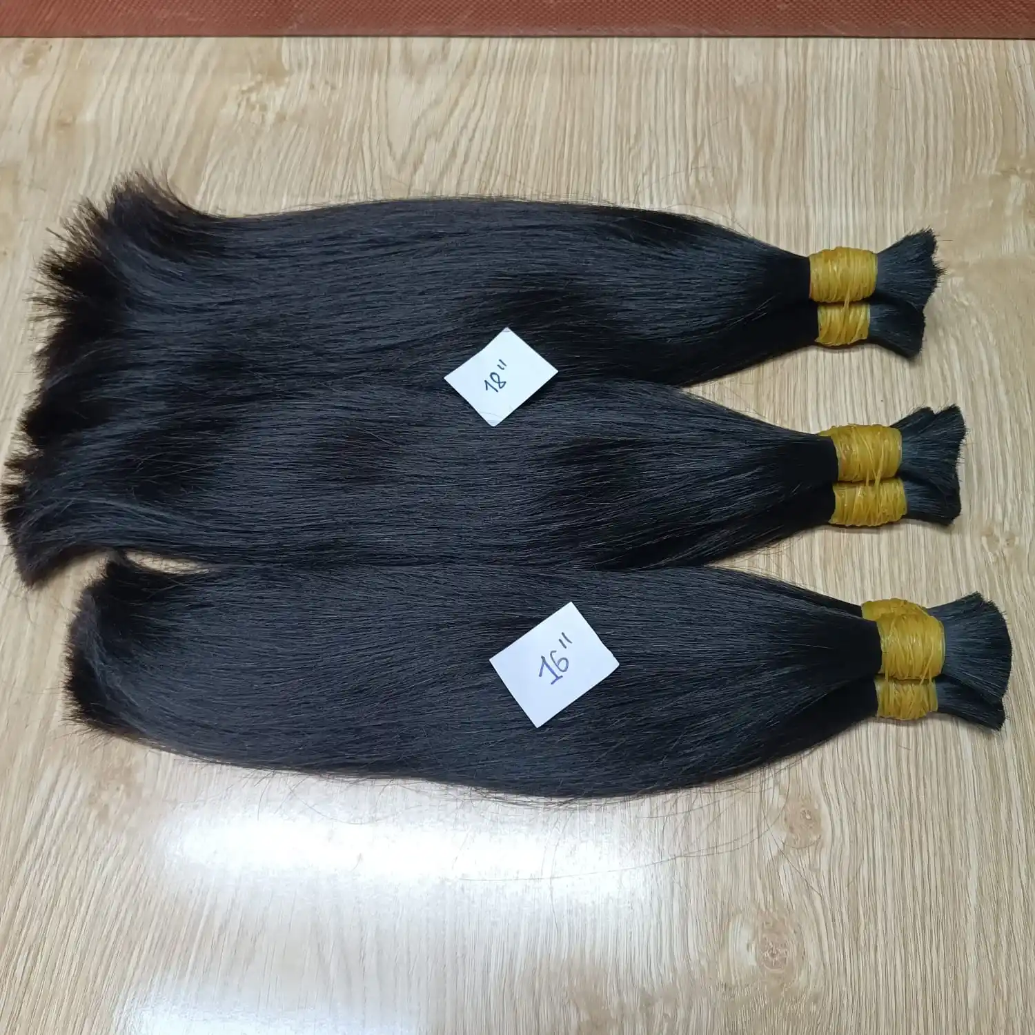 straight bulk hair Human raw hair without chemicals does not fall out in a variety of styles NG hair manufacturers