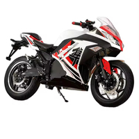 Chaud pas cher 72v 3000W 5000W Moto électrique moto de course sportsbike mi moteur EEC cyclomoteur batterie motos électriques à vendre
