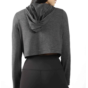 Sudadera con capucha de algodón para mujer, con Logo personalizado, nuevo diseño, fabricación de ropa, 100% - Product Image 2