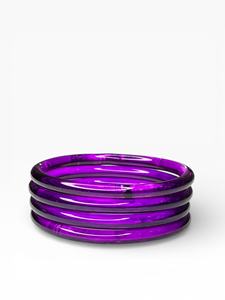 Bracelet en verre facetté de forme émeraude violette indien, fabriqué directement en usine, tendance pour femmes, léger, prix de gros - Product Image 2