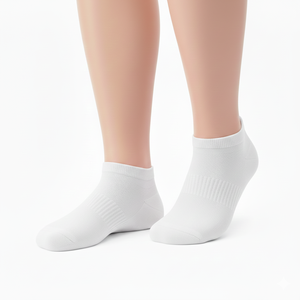 Chaussettes de baskets personnalisées Robe à cheville haute Caractéristique antibactérienne Style formel sportif Usage quotidien Logo/motif personnalisé Été - Product Image 5