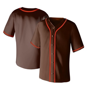Uniforme de baseball personnalisé imprimé par transfert thermique, pantalon en jersey 100% polyester, taille plus, protection UV estivale, respirant - Product Image 3