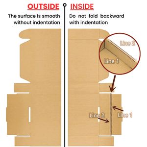 Tùy chỉnh thiết kế Kraft hộp bưu phẩm 4x4x1 inch cho bán lại & thương hiệu bao bì - Product Image 4