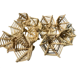 ของเล่นนกแก้วขนาดเล็กของเล่นสำหรับสัตว์เลี้ยงหนูแฮมสเตอร์เคี้ยวหวายของเล่นสำหรับนกทำจากเวียดนาม - Product Image 2