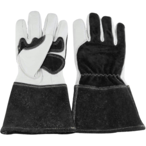 Industrial Cowhide Grain Leather Safety Gloves Anti Spark Resistant with <b>TIG</b> <b>Welder</b> Natural Split Protection for Daily Usage - Product Image 2