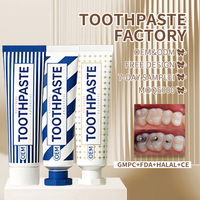 Usine de dentifrice Fabricant Best-seller usine de dentifrice organique blanc naturel marque privée OEM/ODM dentifrice