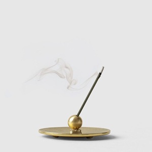 Plateau de service de haute qualité et brûleur de bâton d'encens Bakhoor pour mariages et hôtels brûleurs d'encens parfumés décoratifs de table - Product Image 3