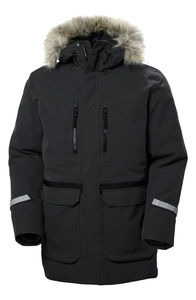 Chaqueta Parka de Forro Polar Cálida para Hombre, Temporada de Invierno, con Capucha Térmica, Ecológica, con Logotipo Frontal, Diseño OEM, Informal - Product Image 4