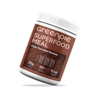 Greenpie Superfood Meal Replacement Shake Triple Chocolate Flavor Plant Protein Dietary Powder OEM Private Label