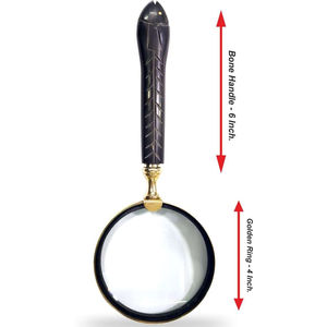 Loupe de poche à manche en bois personnalisée, accessoire décoratif de haute qualité pour la salle d'étude, dernière tendance - Product Image 6