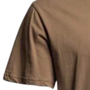 T-shirt graphique marron pour hommes et femmes, design minimaliste avec logo couronne, coton marron, streetwear haut de gamme - Product Image 5