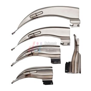 Laryngoscope à fibre optique pour le bétail-Lames Macintosh d'outil d'anesthésie réutilisables en acier inoxydable | Ensemble d'intubation de clinique pour animaux de compagnie - Product Image 2