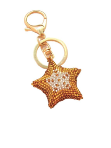 Porte-clés à la main pastèque à la main porte-clés avec broderie perlée travail à la main de l'Inde par glowin fashion - Product Image 6