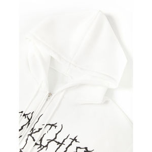 Sweat à capuche pour hommes de la meilleure qualité à la mode et confortable en tissu doux respirant en coton mélangé à fermeture éclair pour hommes - Product Image 4