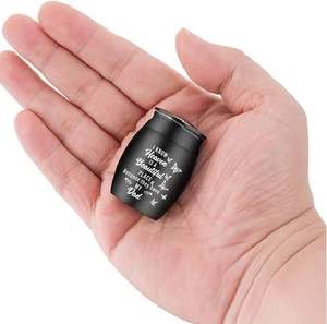 Butterfly <b>Ashes</b> Urn <b>Keepsake</b> Butterflies Cremation Urns Stainless Steel Memorial <b>Ashes</b> Holder for Human Dad Custom Size Urns - Product Image 4