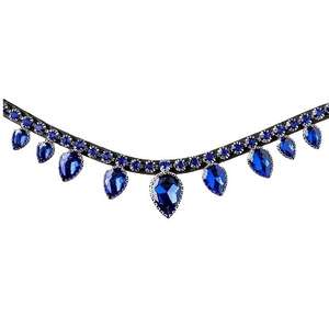 Banda para cejas de caballo Premium, accesorio de brida ecuestre en forma de V, equipo de equitación decorativo duradero y elegante para montar a caballo cómodo - Product Image 4