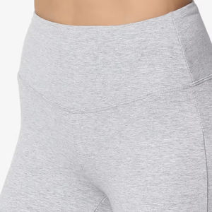 Nuevas mallas de Yoga de mujer de cintura alta de moda/mallas de mujer lisas con logotipo personalizado de ajuste cómodo para la venta - Product Image 6