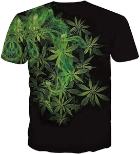 T-shirt imprimé à coupe ample pour hommes, fabriqué sur mesure, anti-rides, parfait style, tendance 100% coton - Product Image 1