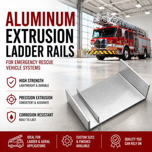 Rieles de Aluminio Extruido para Escaleras de Vehículos de Rescate de Emergencia - Product Image 3