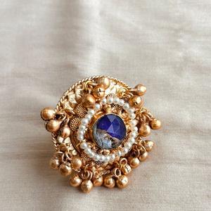 Classique traditionnel porter à la main Fusion plaqué or bague élégante pour les mariages fêtes fiançailles porter pour les femmes - Product Image 1