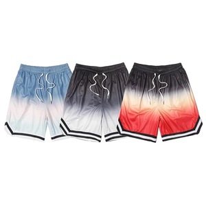 High quality OME With Sublimation Fire Flam Men Mesh Summer Elastic Beach Wear shorts and <b>Cheap</b> Wholesale Stylish Shorts For Men - Product Image 6