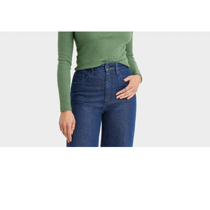 Maglione Verde da Donna a Collo Alto a Costine, Traspirante e Confortevole, Taglia S Universale, Stampa Casual Autunno Inverno, per Ragazze e Signore - Product Image 3