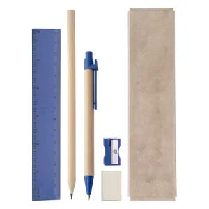 Ensemble de papeterie durable Monoli, stylo promotionnel et accessoires, merchandising écologique - Product Image 1