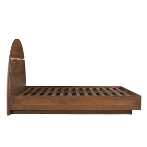 เตียงไม้หัวเตียงเป็นรูปครึ่งวงกลมดีไซน์เตียงไม้ที่มีเอกลักษณ์มีจำนวนจำกัดส่งออกจากเวียดนาม - Product Image 5