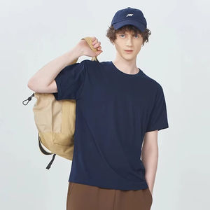 Alta calidad Hombres 2025 Camisetas personalizadas 100% Tela de punto de algodón Conjunto sólido Impresión de logotipo personalizado Formal Muy recomendado - Product Image 4