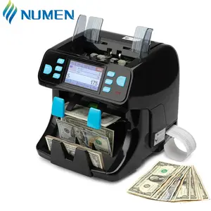 NUMEN SH-208C 1 + 1 tasca mix valore selezionatore conter banca contatore di denaro attrezzature contatore di valuta