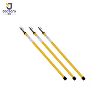 Jecsany Bâton télescopique isolé en fibre de verre haute tension pour travaux sous tension JTTS-12.5M/9