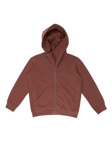 Vente en gros de sweat à capuche streetwear à logo personnalisé sweat-shirt à fermeture éclair diagonale pour hommes femmes 100% coton tissé teint uni automne - Product Image 2