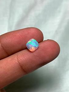 Ahid Art ธรรมชาติเอธิโอเปียนโอปอล Cabochon เบาะตัด8มม. หลายสีไฟสำหรับแหวนและเครื่องประดับทำบุคคลที่สามประเมิน - Product Image 3